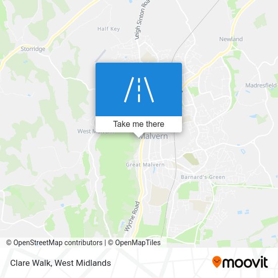 Clare Walk map