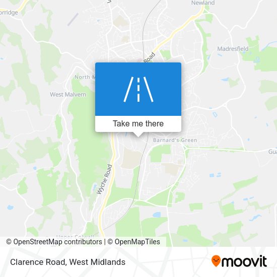 Clarence Road map