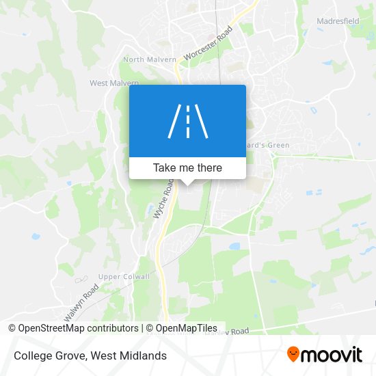 College Grove map