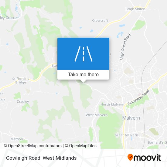 Cowleigh Road map