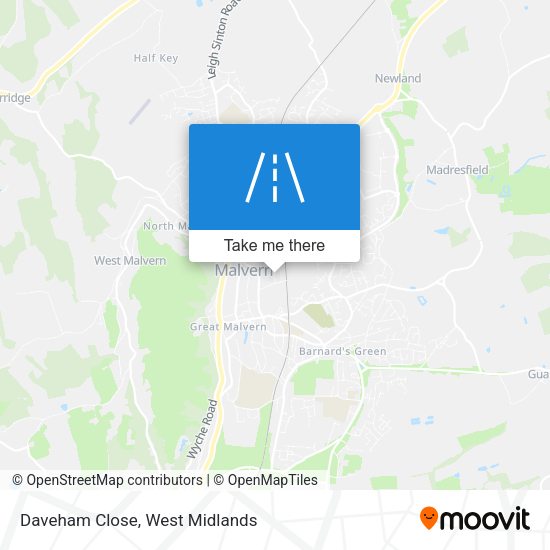 Daveham Close map
