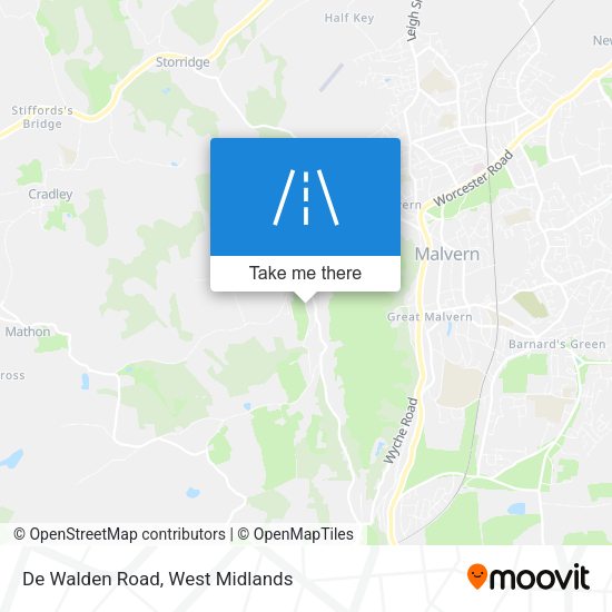 De Walden Road map