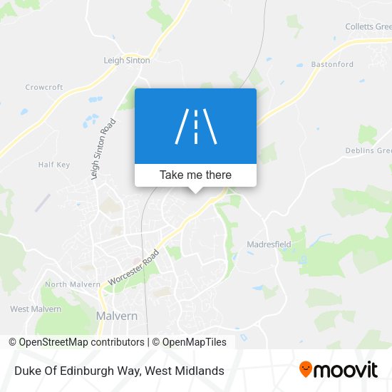 Duke Of Edinburgh Way map