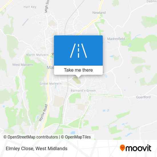 Elmley Close map
