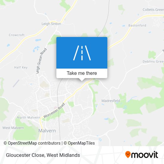 Gloucester Close map