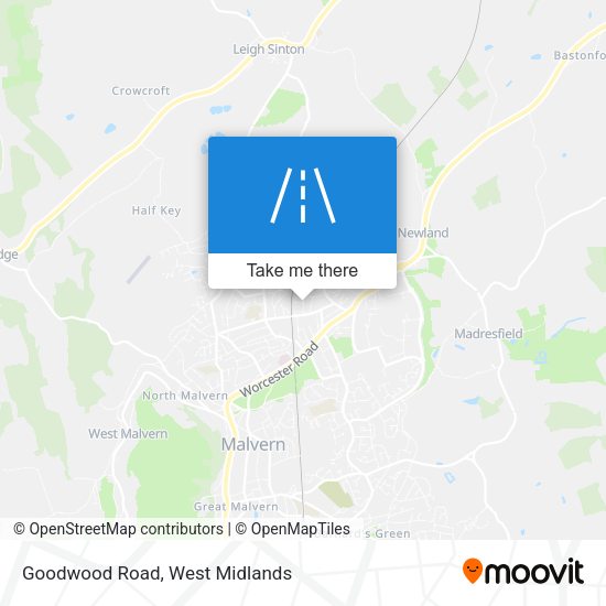 Goodwood Road map