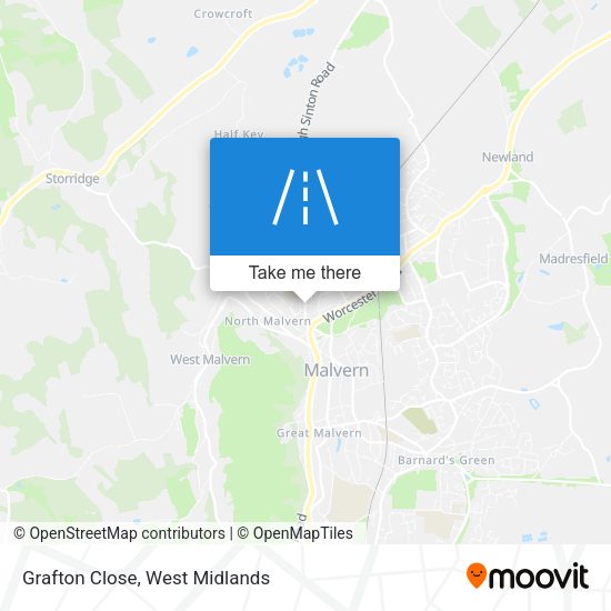 Grafton Close map