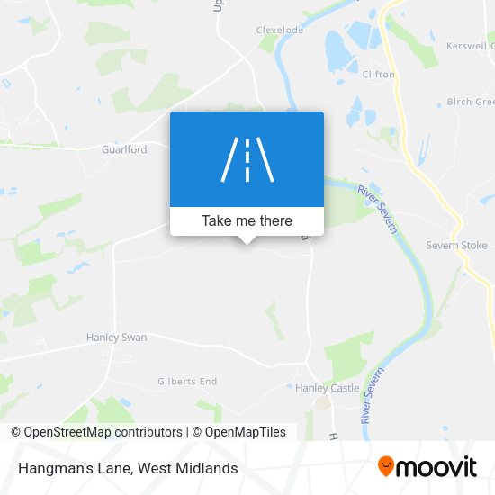 Hangman's Lane map