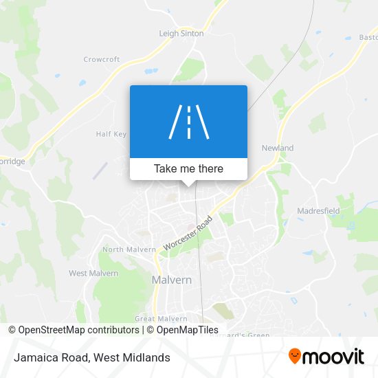 Jamaica Road map