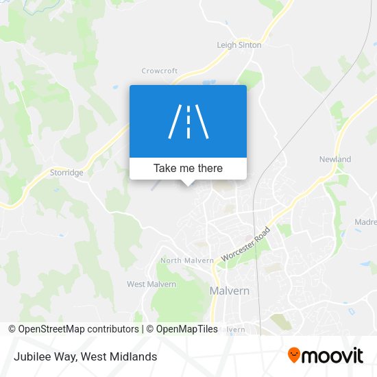 Jubilee Way map