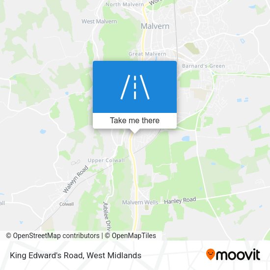 King Edward's Road map