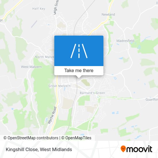 Kingshill Close map