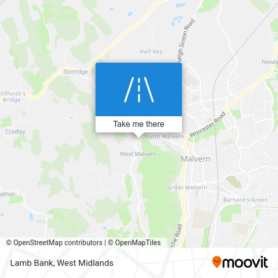 Lamb Bank map