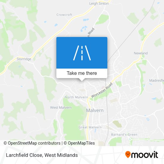 Larchfield Close map