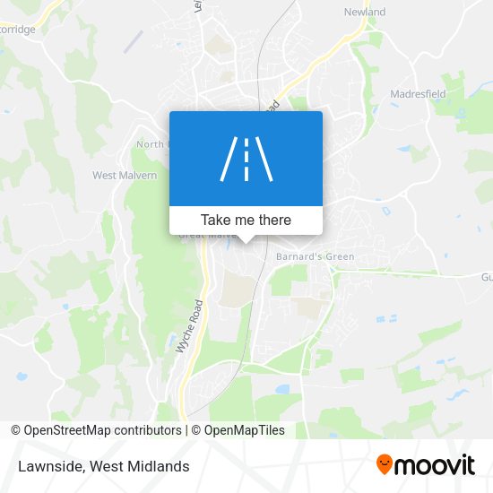 Lawnside map