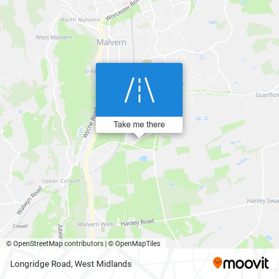 Longridge Road map