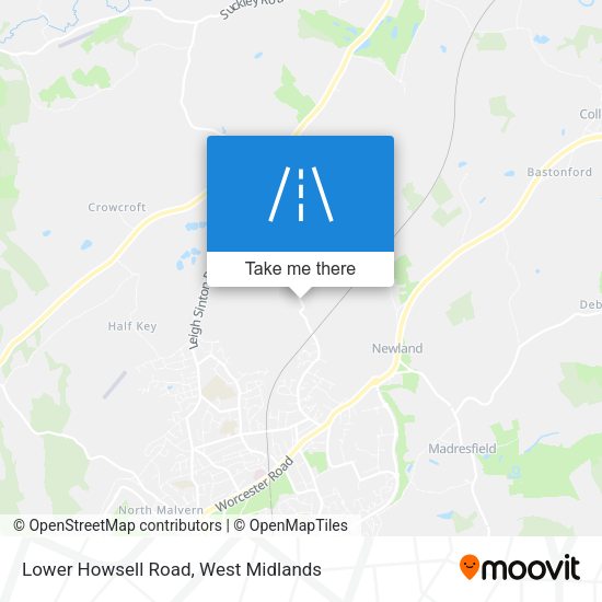 Lower Howsell Road map