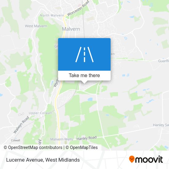 Lucerne Avenue map
