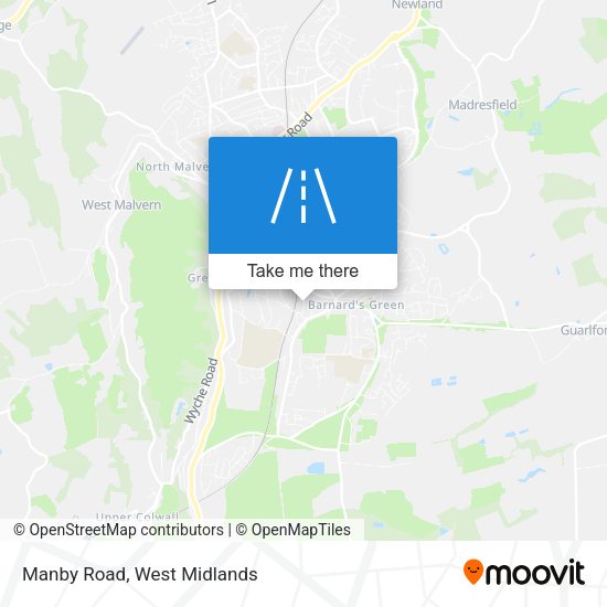 Manby Road map