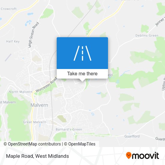 Maple Road map