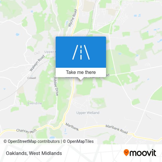 Oaklands map