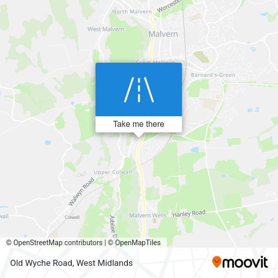 Old Wyche Road map