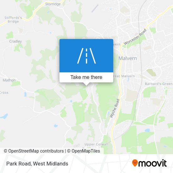 Park Road map
