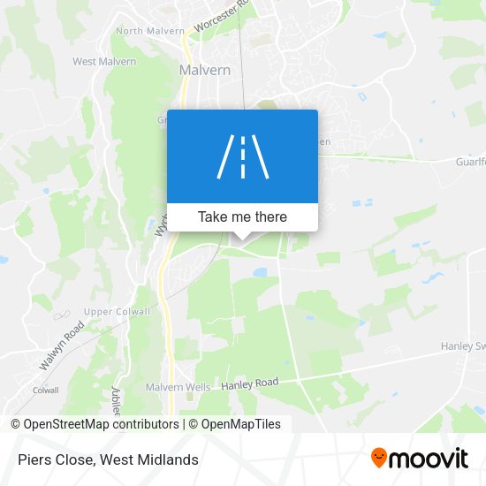 Piers Close map