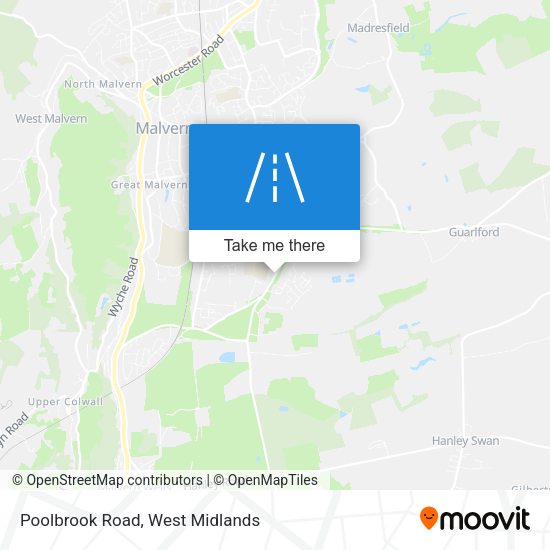 Poolbrook Road map