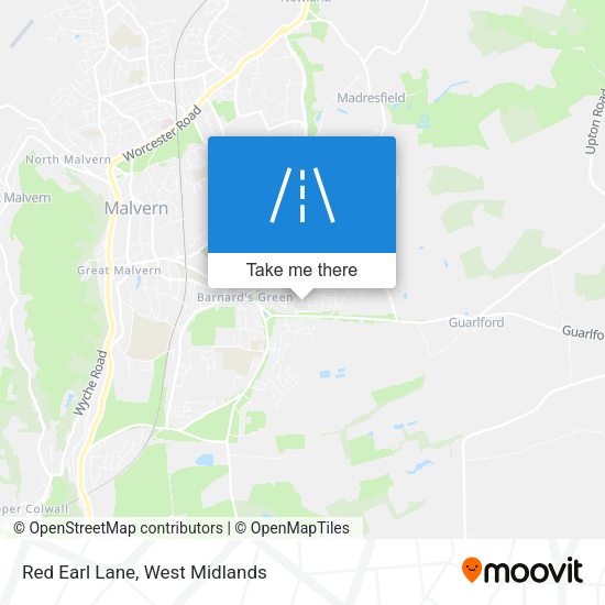 Red Earl Lane map