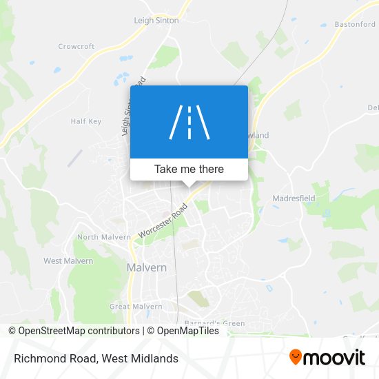Richmond Road map