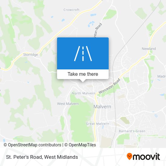 St. Peter's Road map