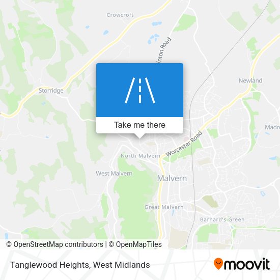 Tanglewood Heights map