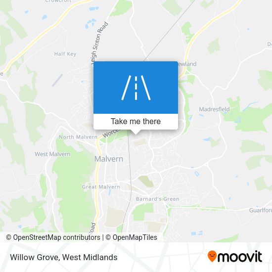 Willow Grove map