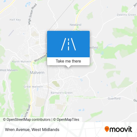 Wren Avenue map
