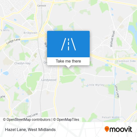 Hazel Lane map
