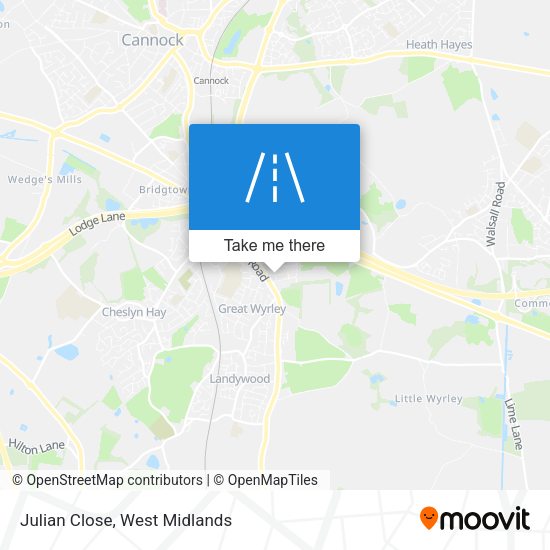 Julian Close map