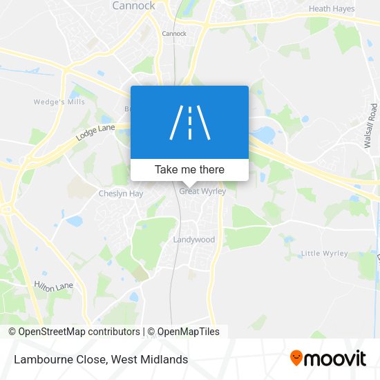 Lambourne Close map