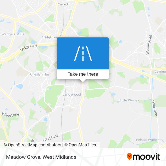 Meadow Grove map