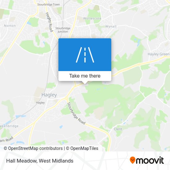 Hall Meadow map