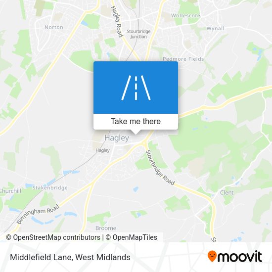 Middlefield Lane map