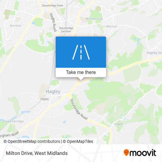 Milton Drive map