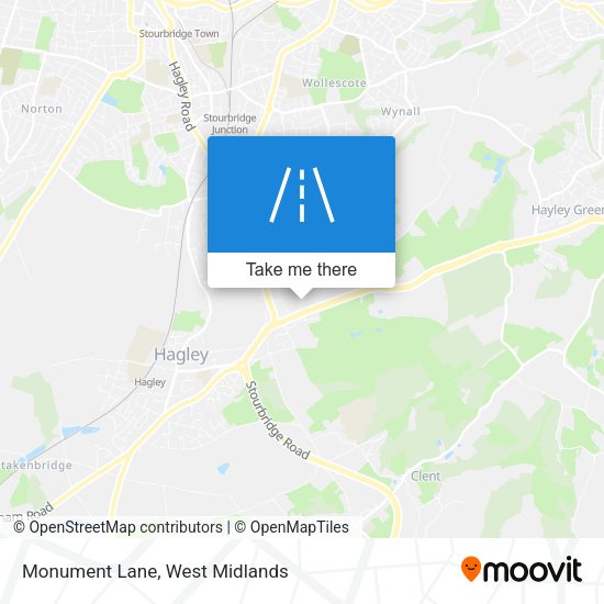Monument Lane map