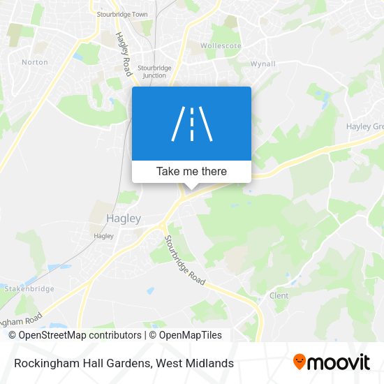 Rockingham Hall Gardens map