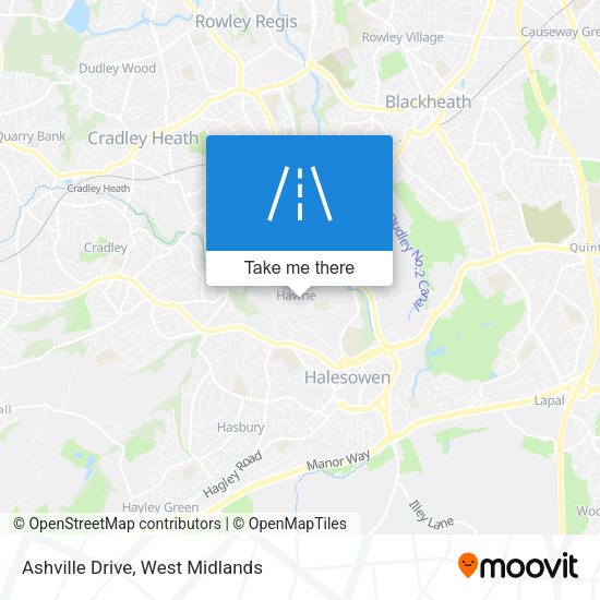 Ashville Drive map