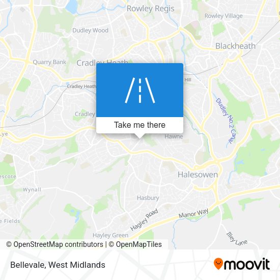 Bellevale map