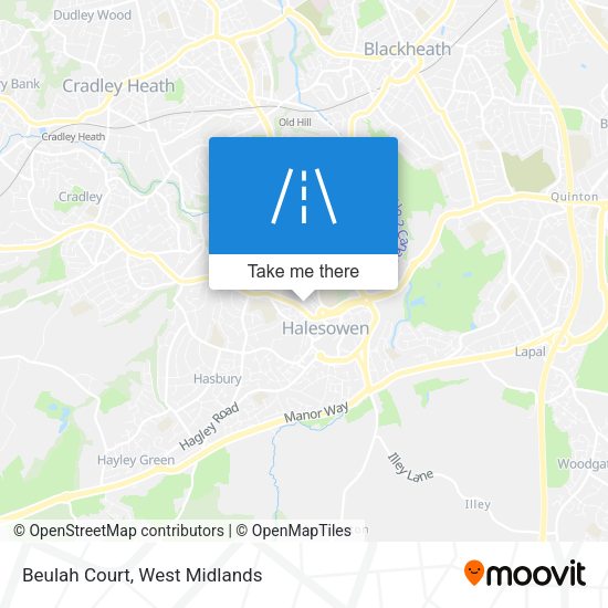 Beulah Court map