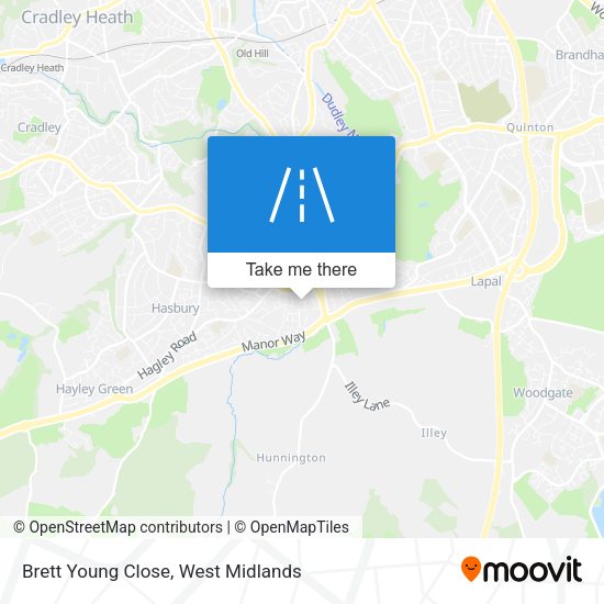 Brett Young Close map