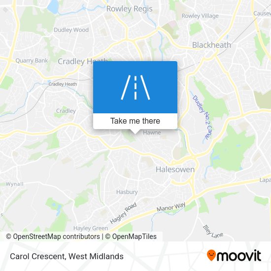 Carol Crescent map
