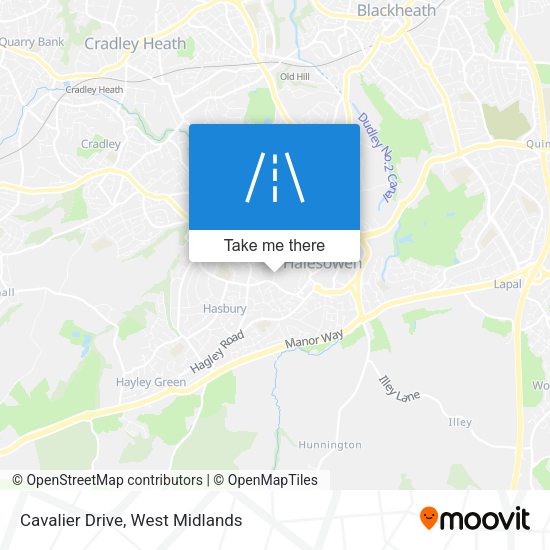 Cavalier Drive map